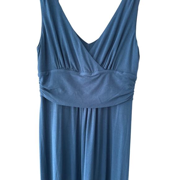 Lilly Pulitzer Sloane V-Neck Maxi Dress Womens Small Knit Inky Navy Teal - Picture 5 of 10